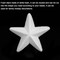 Foam Stars for DIY Arts and Crafts 3.94 x 3.94 Inch Polystyrene Stars for Christmas Tree, DIY Home Craft Project